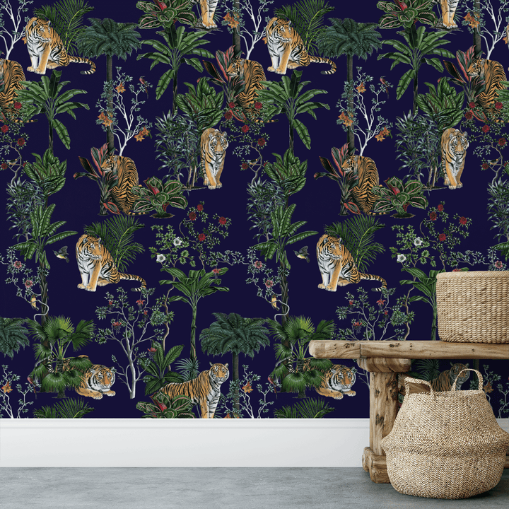 Tiger Tropics in Navy