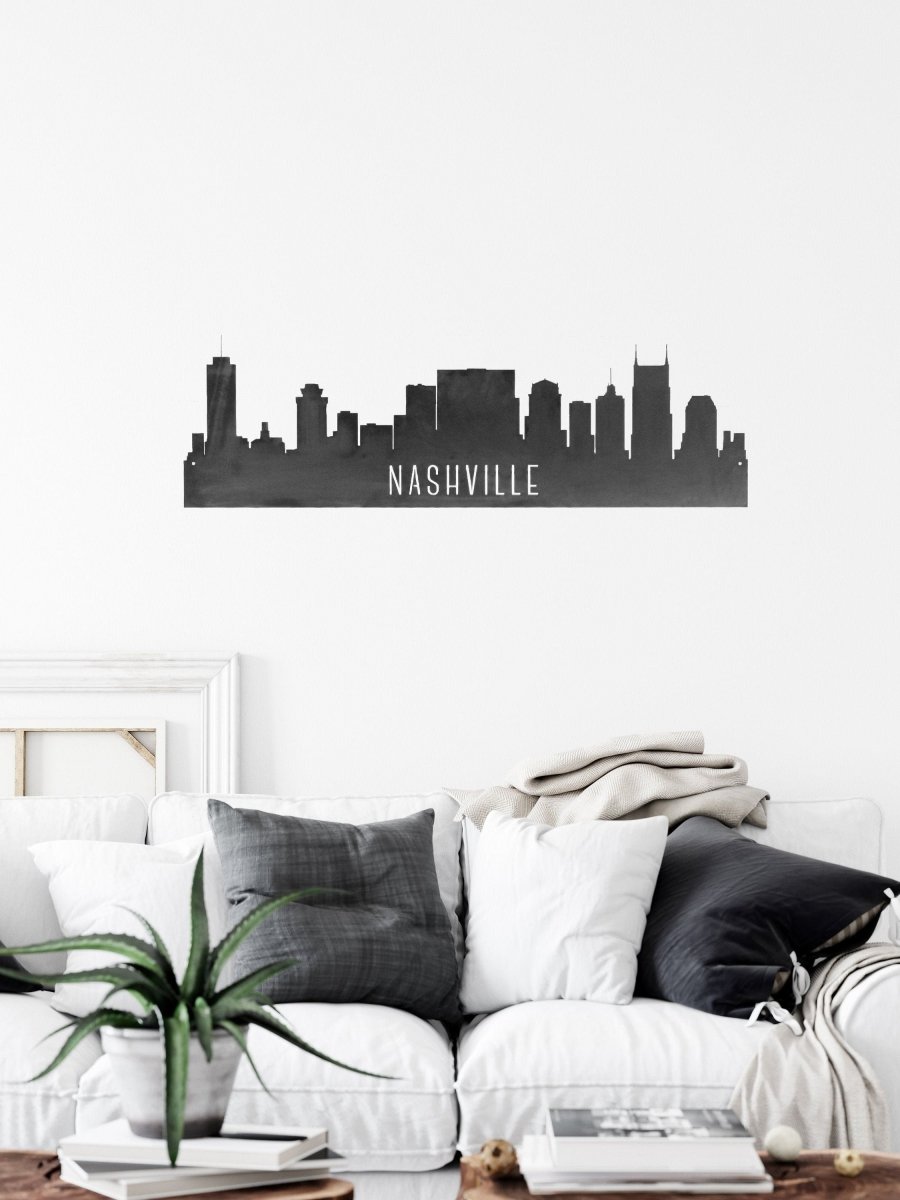 Nashville Skyline Metal Art