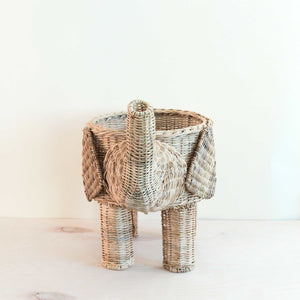 Natural Rattan Elephant Basket - Wicker Basket | LIKHÂ