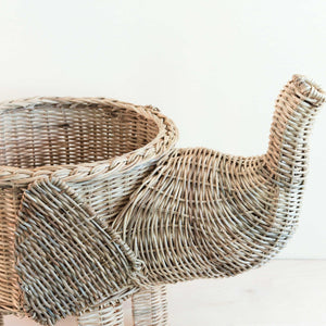 Rattan Elephant Basket
