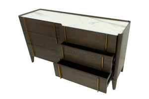Modrest Oakley - Mid-Century Dark Brown Dresser