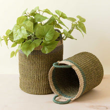 Load image into Gallery viewer, Olive Baskets with Handles, Set of 2
