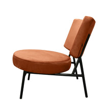 Load image into Gallery viewer, Modrest Sami - Modern Orange Velvet Accent Chair
