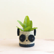 Load image into Gallery viewer, Panda 6&quot; Seagrass Basket Planter - Animal Planter | LIKHÂ
