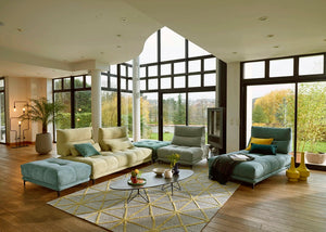 David Ferrari Pashmina - Contemporary Multi Colored Fabric Modular Sectional Sofa