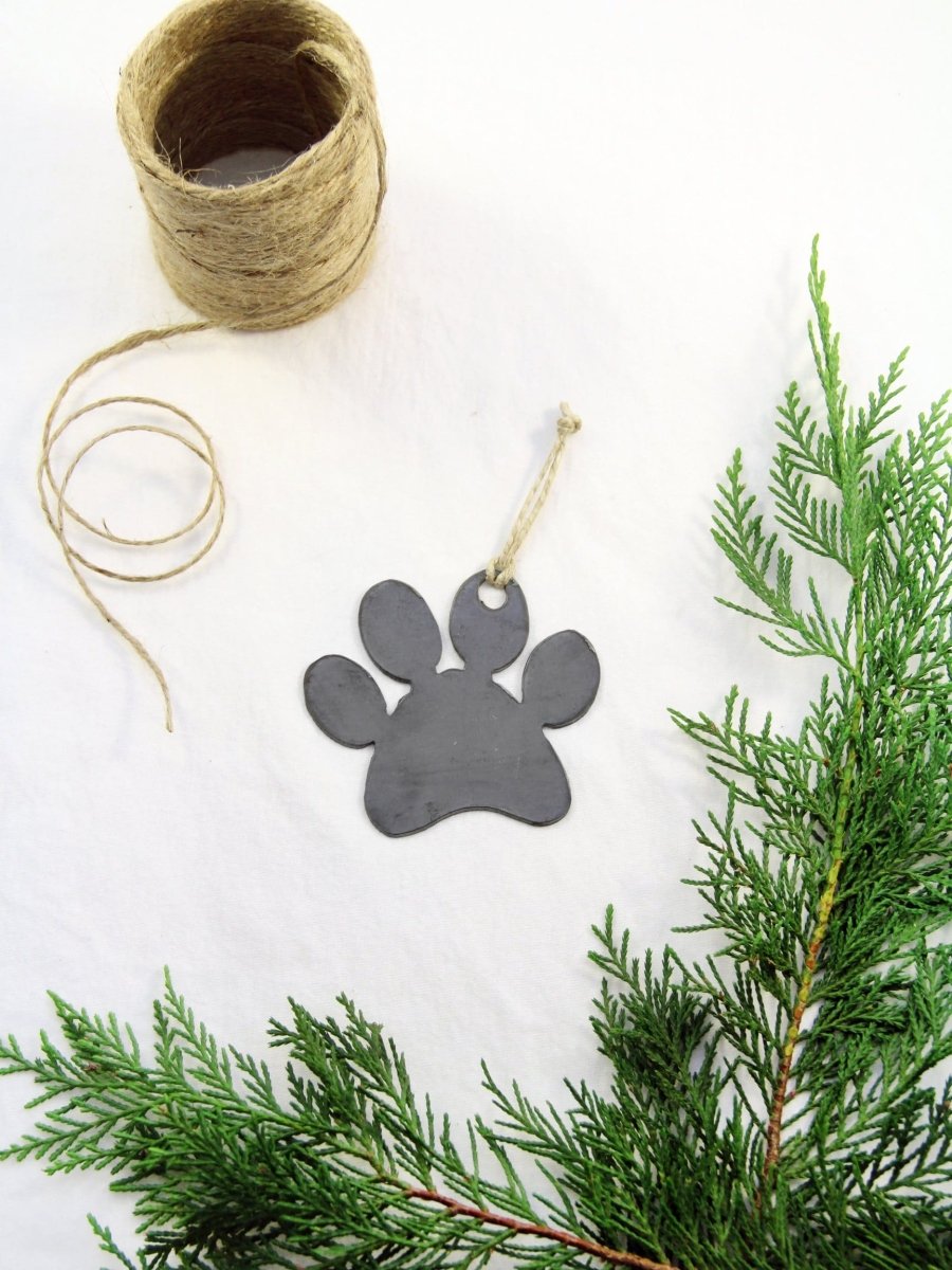 Paw Print Christmas Ornament