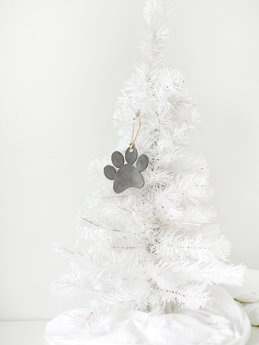 Paw Print Christmas Ornament