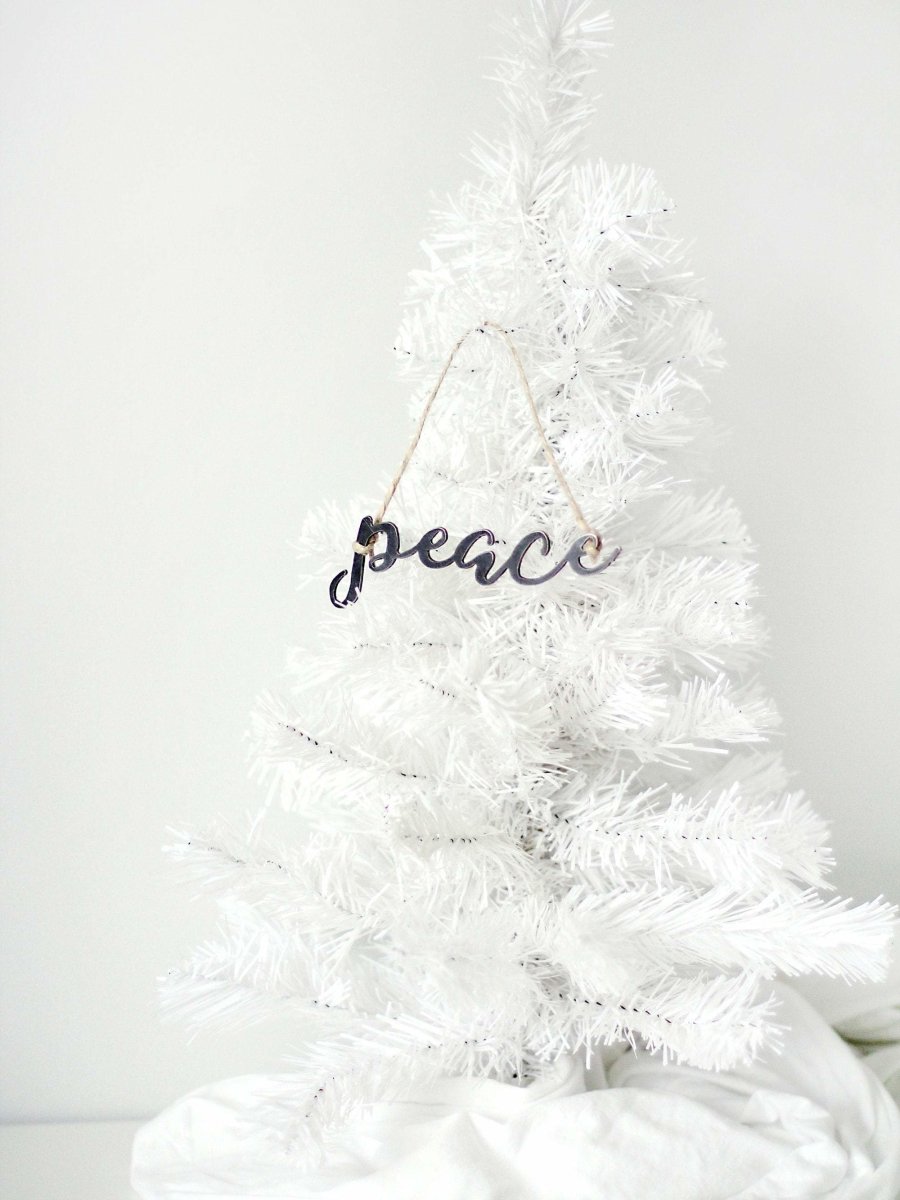 Peace Christmas Ornament