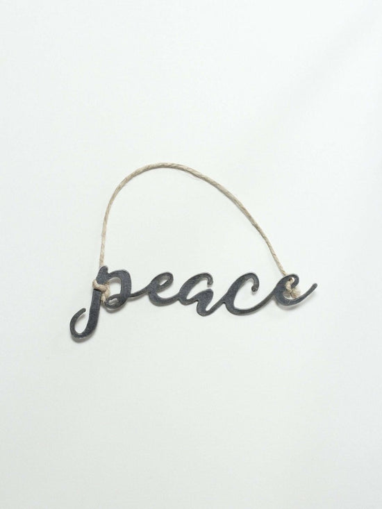 Peace Christmas Ornament