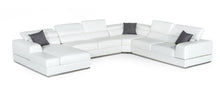 Load image into Gallery viewer, Divani Casa Pella - Modern White Italian Leather U Shaped Sectional Sofa
