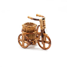 Load image into Gallery viewer, Bicycle Rattan Planter, Medium
