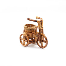 Load image into Gallery viewer, Bicycle Rattan Planter, Small

