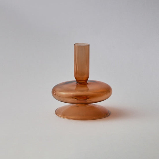 Glass Candlestick Holder/Vase