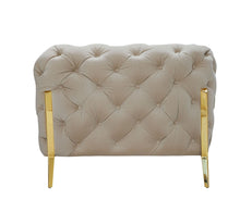 Load image into Gallery viewer, Divani Casa Quincey - Transitional Beige Velvet Loveseat
