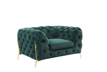 Load image into Gallery viewer, Divani Casa Quincey - Transitional Emerald Green Velvet Chair
