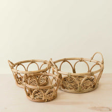 Load image into Gallery viewer, Rattan Fruit Basket, Set of 3
