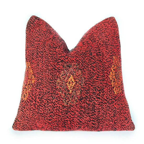 Red Decorative Accent Pillow