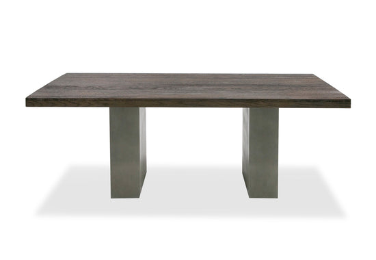 Modrest Renzo Modern Oak & Concrete 79" Dining Table