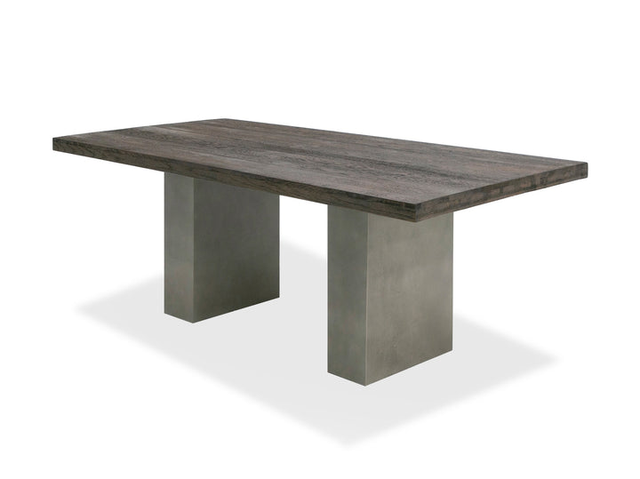 Modrest Renzo Modern Oak & Concrete 79" Dining Table