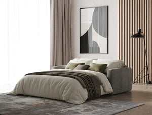 Divani Casa Revers - Italian Modern Grey Fabric 55" Sofa Bed