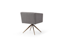 Load image into Gallery viewer, Modrest Riaglow - Contemporary Dark Grey Fabric Dining Chair
