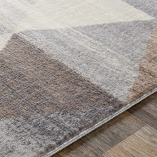 Load image into Gallery viewer, Sells Gray&amp;Brown Triangles Area Carpet
