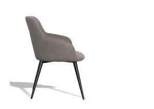 Modrest Scranton - Modern Grey & Black Dining Chair