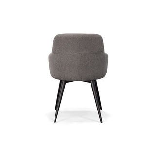 Modrest Scranton - Modern Grey & Black Dining Chair