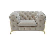 Load image into Gallery viewer, Divani Casa Sheila - Transitional Beige Fabric Chair
