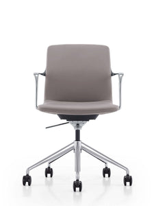 Modrest Sundar - Modern Grey Mid Back Conference Office Chair