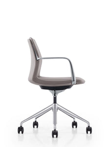Modrest Sundar - Modern Grey Mid Back Conference Office Chair