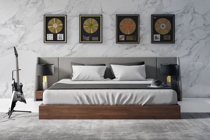Queen Nova Domus Jagger Modern Grey Bedroom Set