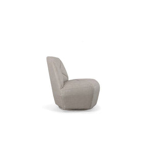 Divani Casa Tomlin - Contemporary Grey Woven Fabric Accent Chair