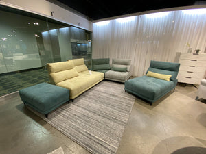 David Ferrari Pashmina - Contemporary Multi Colored Fabric Modular Sectional Sofa