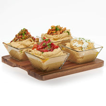 Load image into Gallery viewer, 4-Piece Serving Set with Wood Serving Board
