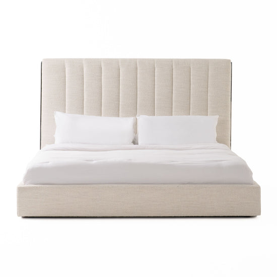 Modrest Valhalla - Contemporary White Fabric EK Bed