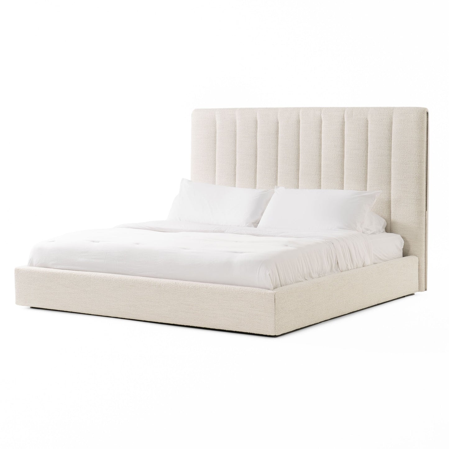 Modrest Valhalla - Contemporary White Fabric EK Bed