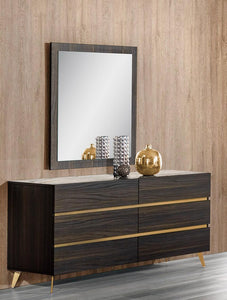 Nova Domus Velondra - Eastern King Modern Eucalypto + Marble Bedroom Set