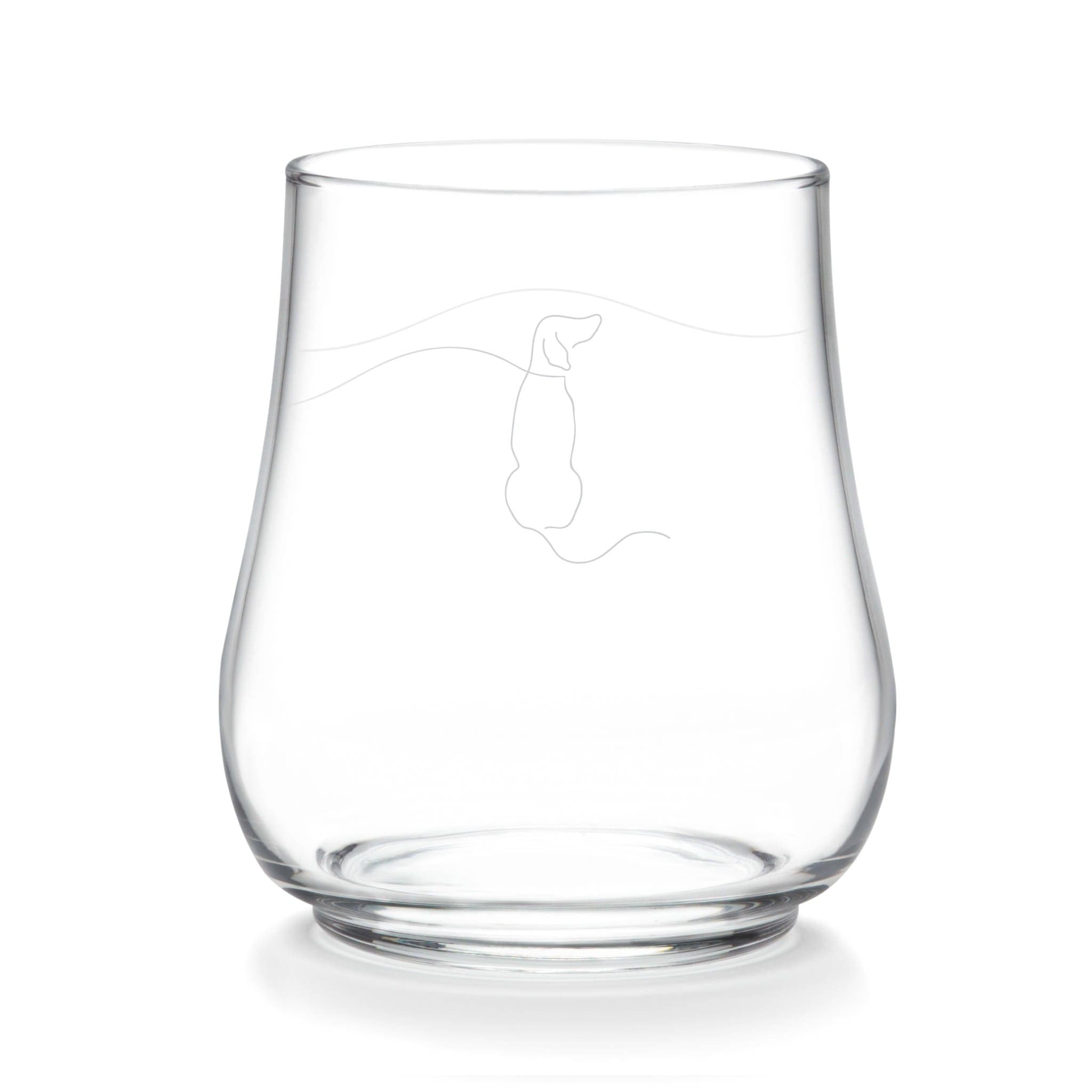 Libbey Modern Pets Woof All-Purpose Glasses, 17-ounce, Set of 4