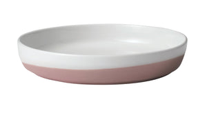 Porcelain Coupe Dinner Plate, Set of 4, Himalayan Salt Pink