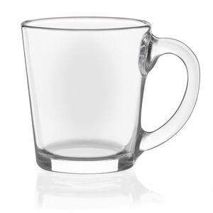 Libbey All-Purpose Glass Mugs, Set of 12