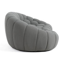 Load image into Gallery viewer, Divani Casa Yolonda - Modern Curved Light Grey Fabric Sofa
