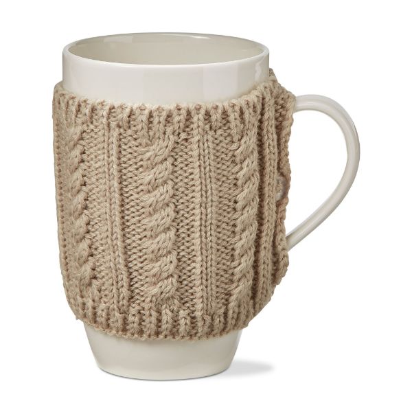 Warm Wishes Sweater Mug, Taupe
