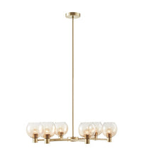 Load image into Gallery viewer, Blaire Blaire Chandelier - Antique Brass/Amber

