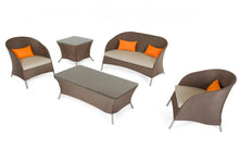 Load image into Gallery viewer, Renava Zamora Outdoor Brown Sofa Set
