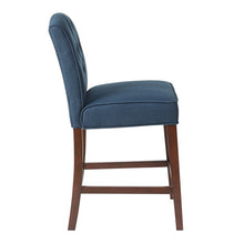 Load image into Gallery viewer, Marian Tufted Counter Stool - Navy
