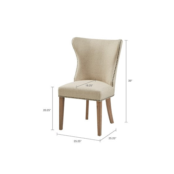 Skylar Dining Side Chair (set of 2) - Cream