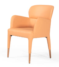 Load image into Gallery viewer, Modrest Ogden - Modern Peach &amp; Rosegold Dining Armchair
