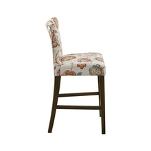 Load image into Gallery viewer, Avila Tufted Back Counter Stool - Orange Multi
