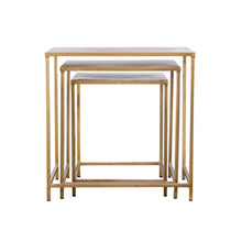 Load image into Gallery viewer, Pollock Nesting Tables, Brass (Set of 3)
